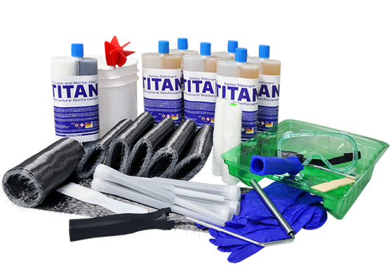 Titan Structural Reinforcement Wall Repair Kits