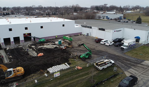 Emecole Metro Facility Expansion in Progress, Nearing Finish of Exterior Construction