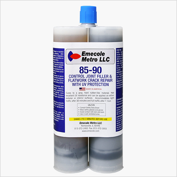 Emecole 85-90 Concrete Crack & Joint Filler (Dual Cartridge)